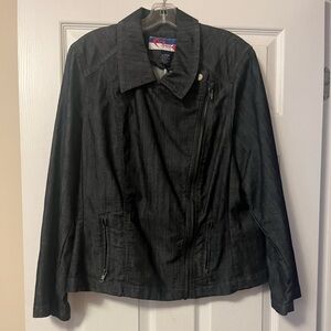 Plus Size Dark Denim Mwah Jean Set Size 18/20